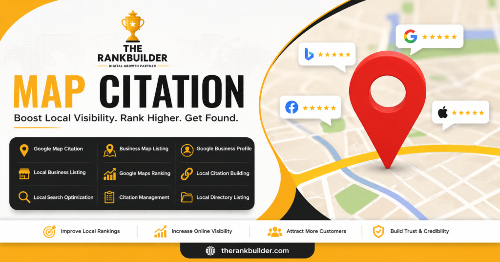 Map Citation Service: Improve Local Search Visibility