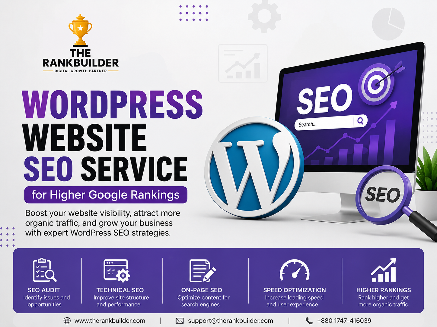 WordPress Website SEO Service for Powerful Google Ranking 2026