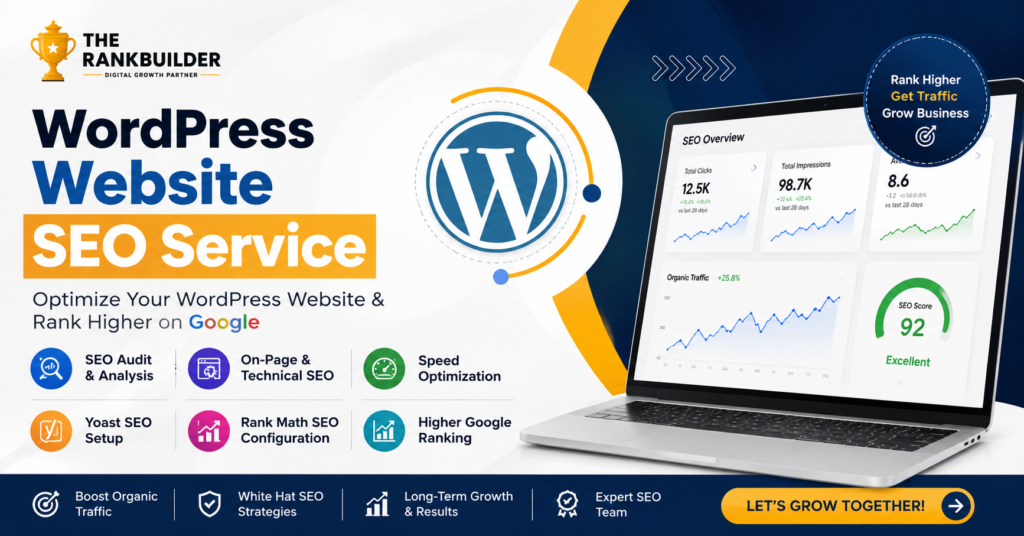 WordPress Website SEO Service for Powerful Google Ranking 2026